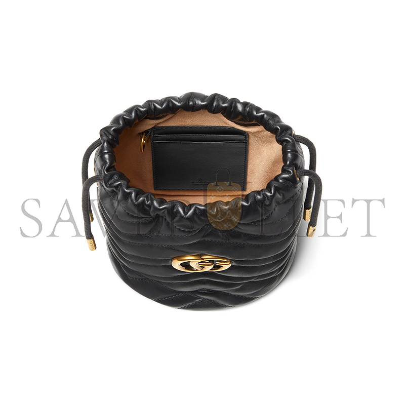 GUCCI GG MARMONT SMALL BUCKET BAG 575163 (14*17*13cm) GUCCI GG MARMONT SMALL BUCKET BAG 575163 (14*17*13cm)
